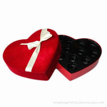 Ribbon Gift Packaging/Chocolate Box, OEM and ODM Orders Welcomed